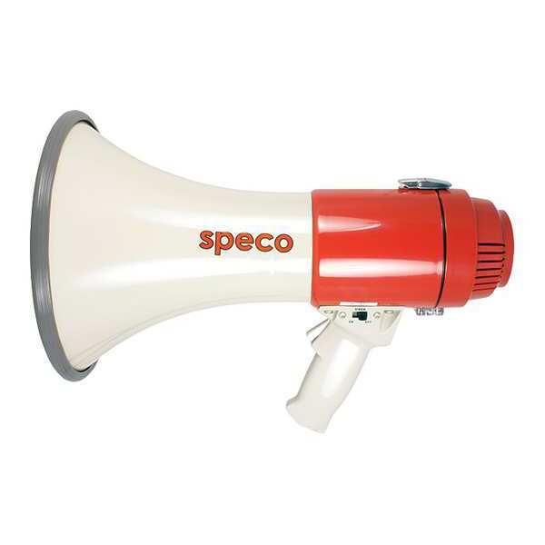 Megaphone, 14-1/4 In., Siren
