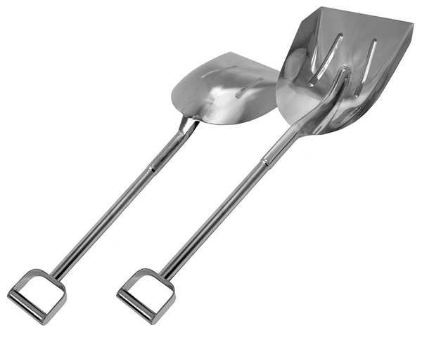 Shovel, Reinforced, Stainless Steel, 40In.