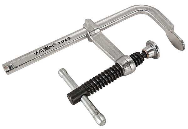 8 in F-Clamp Steel Handle and 2 1/4 in Throat Depth