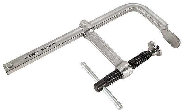 8 in F-Clamp Steel Handle and 4 in Throat Depth