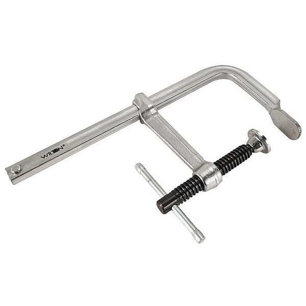 12 in F-Clamp Steel Handle and 4 in Throat Depth