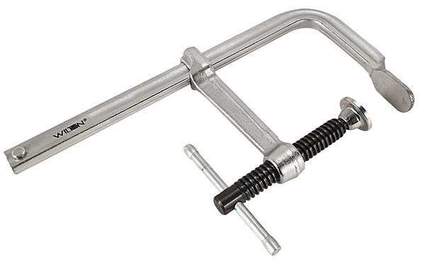 18 in F-Clamp Steel Handle and 4 3/4 in Throat Depth