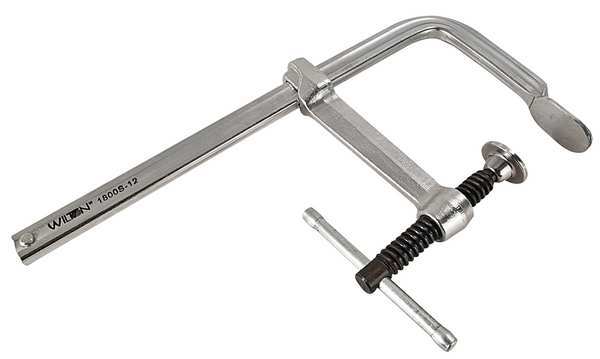 8 in F-Clamp Steel Handle and 4 3/4 in Throat Depth