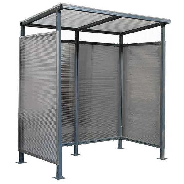 Smokers Shelter, 84in H x 77in W x 46in D