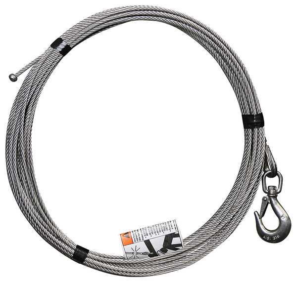 Cable, Stainless Steel, 800 lb.