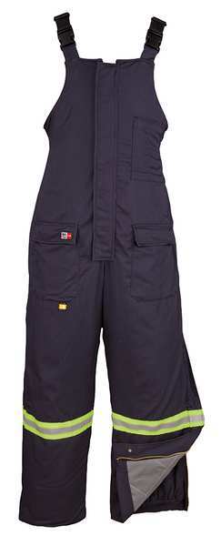 Bib Overalls, Navy, Cotton/Nylon