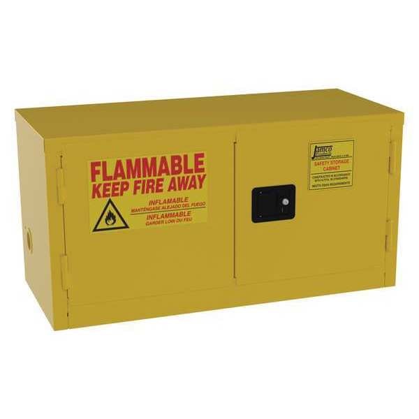 Flammable Safety Cabinet, 6 gal., Yellow