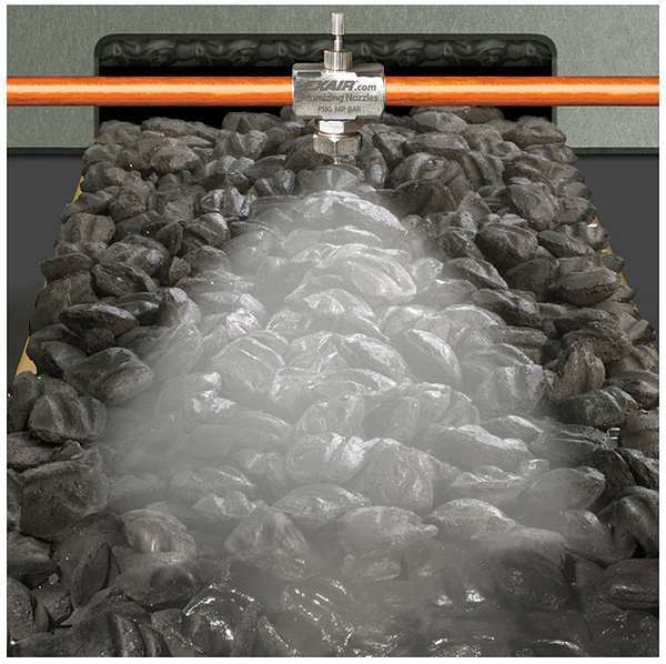 Atomizing Spray Nozzle, 1.5 to 11 gph