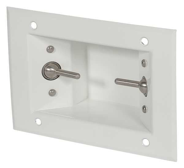 Toilet Paper Holder, (1) Roll, White