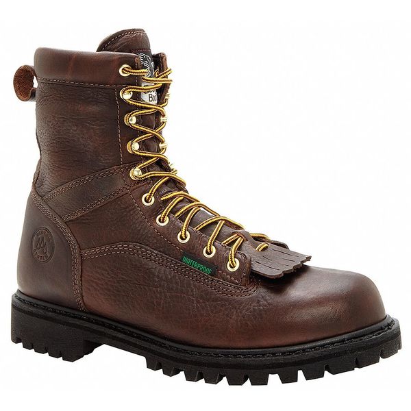 Work Boots, Mens, Brown, Size 12