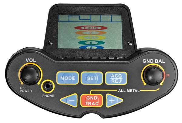 Metal Detector, Aluminum, LCD