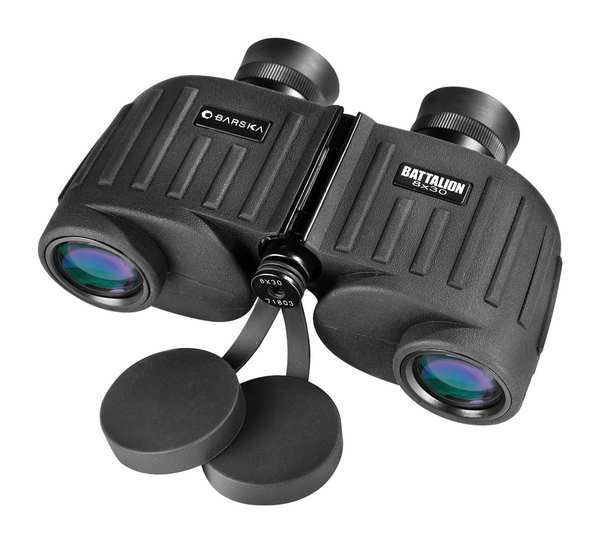 Military Binocular, 8x Magnification, Porro Prism, 423 ft @ 1000 yd Field of View