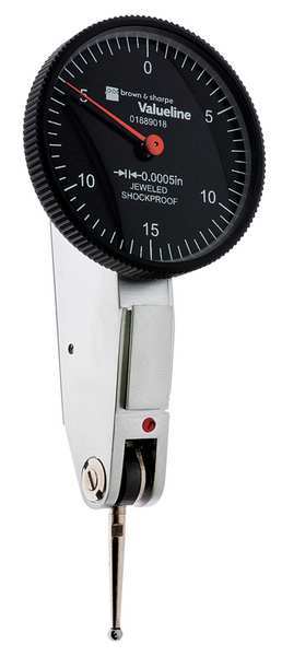 Dial Test Indicator, Swl Hd, 0 to 0.030 In