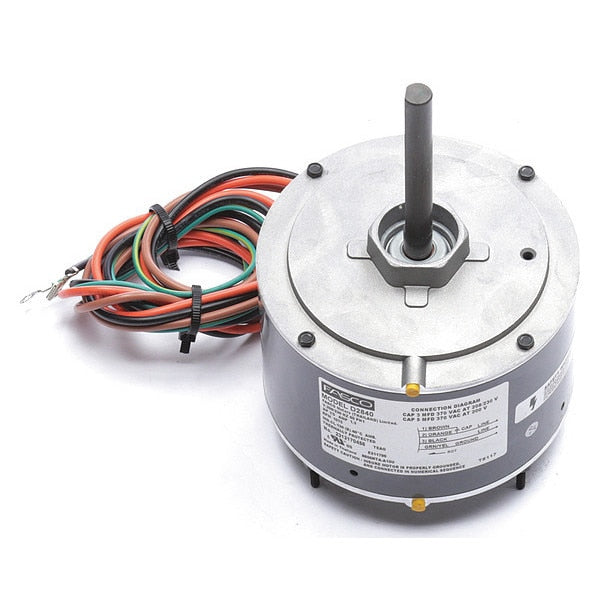 Condenser Fan Motor, 1/5, OEM Replacement Brand: Rheem/Ruud