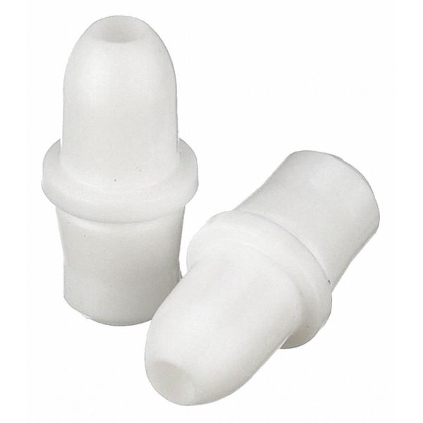Control Dropper Tip, LDPE, WhitePK100