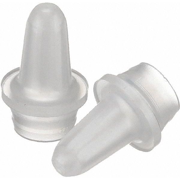 Control Dropper Tip, LDPE, White Clr, PK100