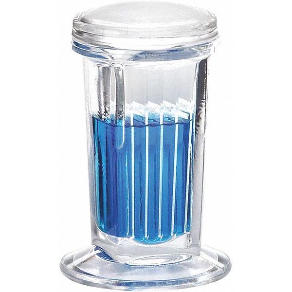 Coplin Jar with Cover, Cap. 10 Slides, PK6