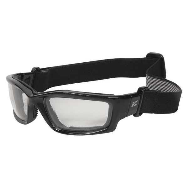 Safety Glasses, Wraparound Clear Polycarbonate Lens, Scratch-Resistant