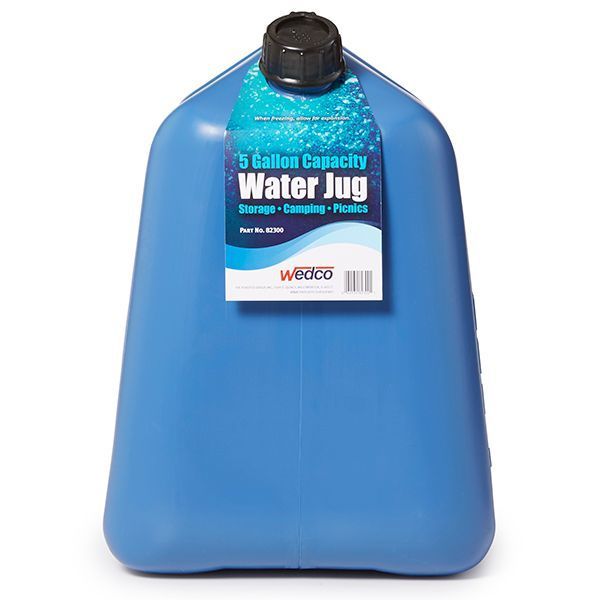Water Container, 5 gal., Blue, 14-3/4 in. H