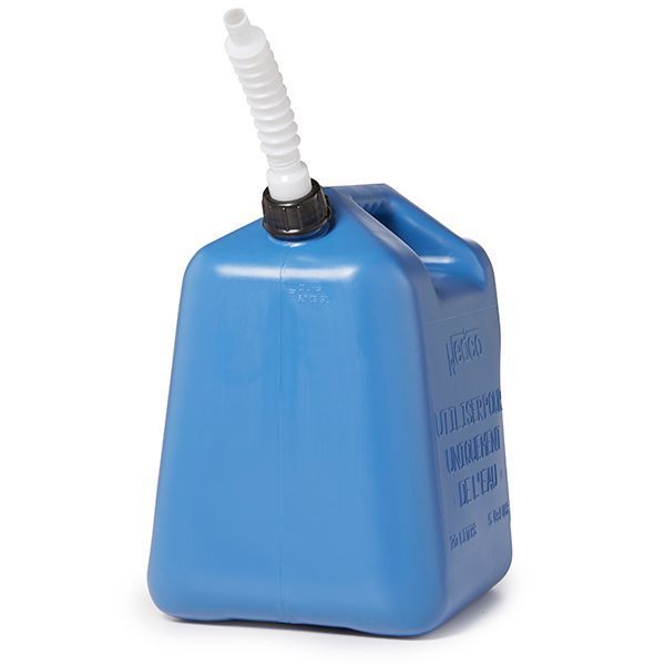 Water Container, 5 gal., Blue, 14-3/4 in. H