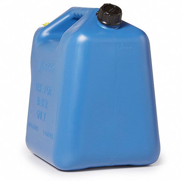Water Container, 5 gal., Blue, 14-3/4 in. H