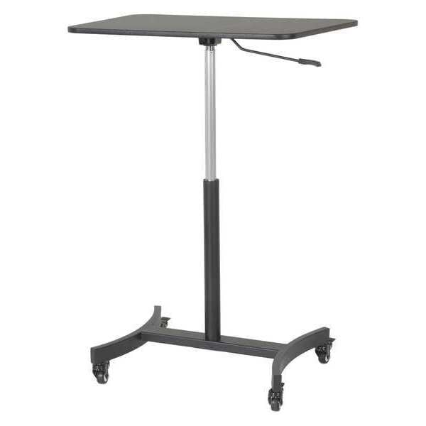 Mobile Adj. Stand, Black, 44in H x 22in L