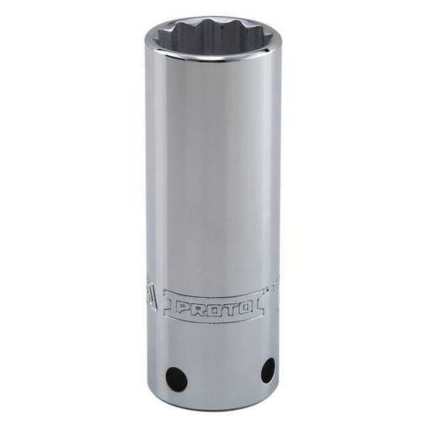 1/2 in Drive, 16mm 12 pt Metric Socket, 12 Points