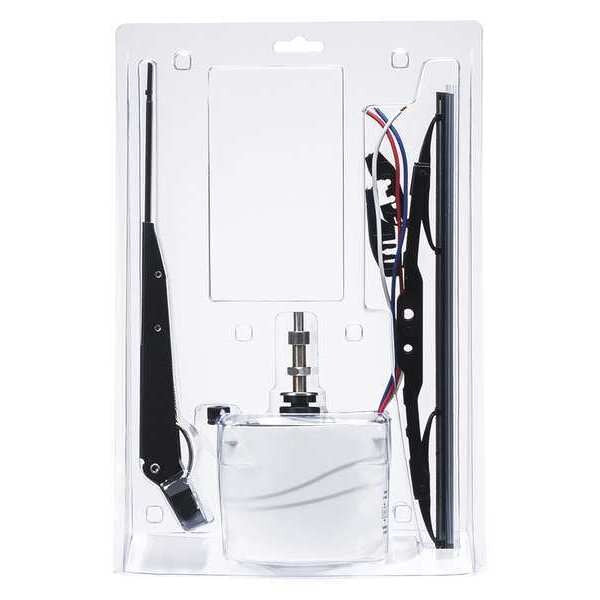 Wiper Motor Kit, 12V, 80 deg. Wipe Angle