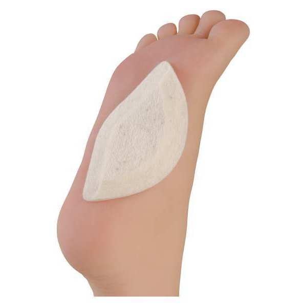 Adhesive Felt Pad, White, 2-3/8
