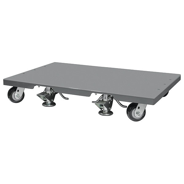 Dolly, Gray, Solid With Lip Down Platform