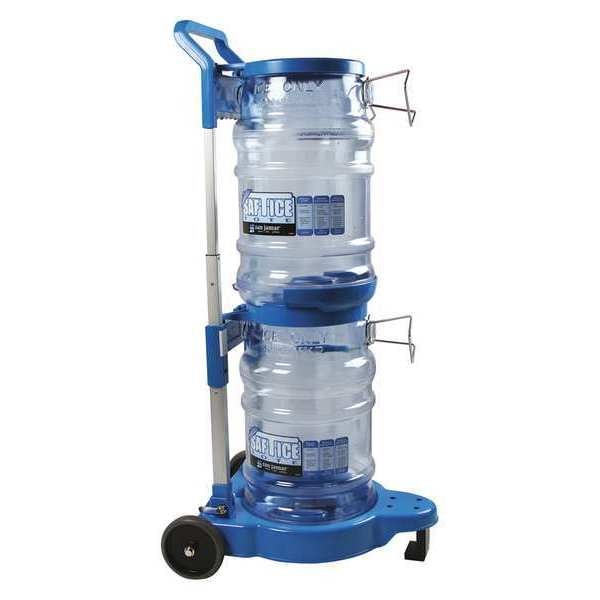 Ice Tote Transport Cart, Blue, 26-3/4
