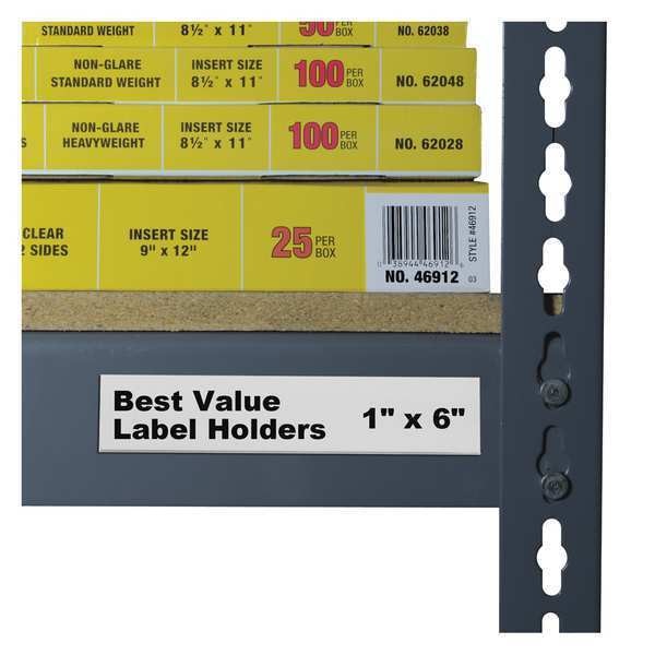 Label Holder, Self Adhesive, 1