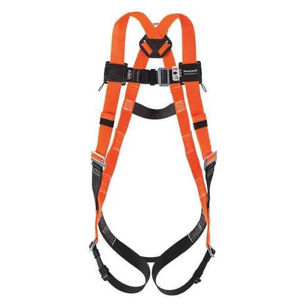 Full Body Harness, Vest Style, 3XL, Polyester, Orange