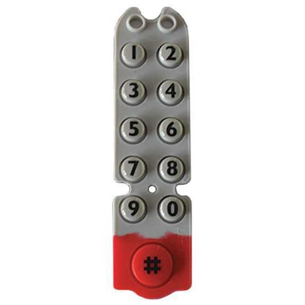 Vertical Keymat, For KL1000, w/Mount Hrdwr