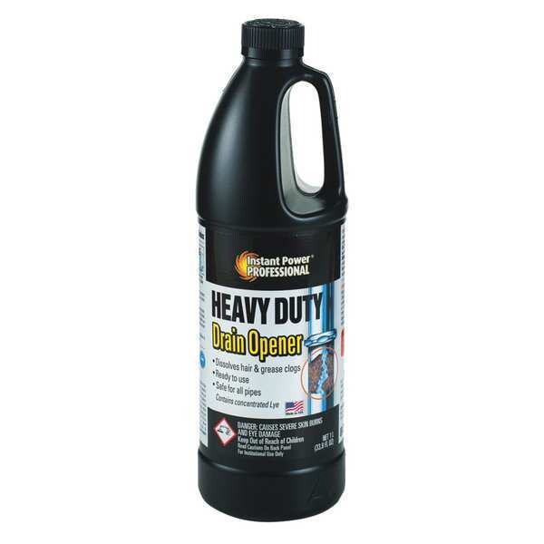 Heavy-Duty Drain Opener, 1L, Odorless, PK12