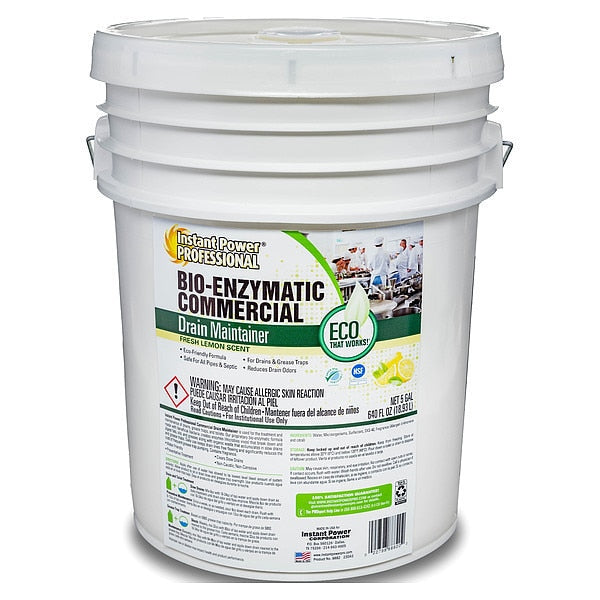 Commercial Drain Cleaner, 5 gal., Lemon