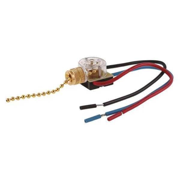 Pull Chain Switch, Off/1On/2On/1&2On
