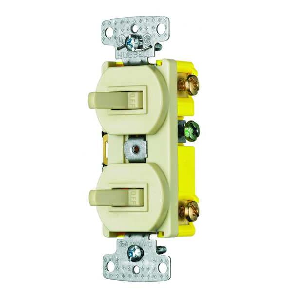 Device, Ivory, Duplex Switch Wiring