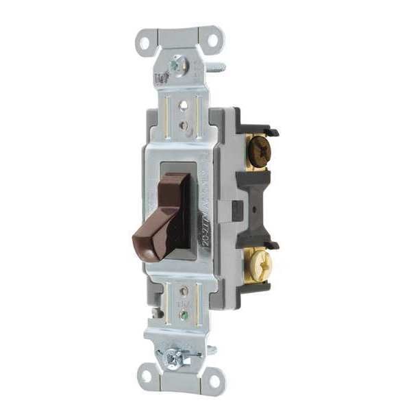 Wall Switch, Brown, 15A, 3-Way Switch