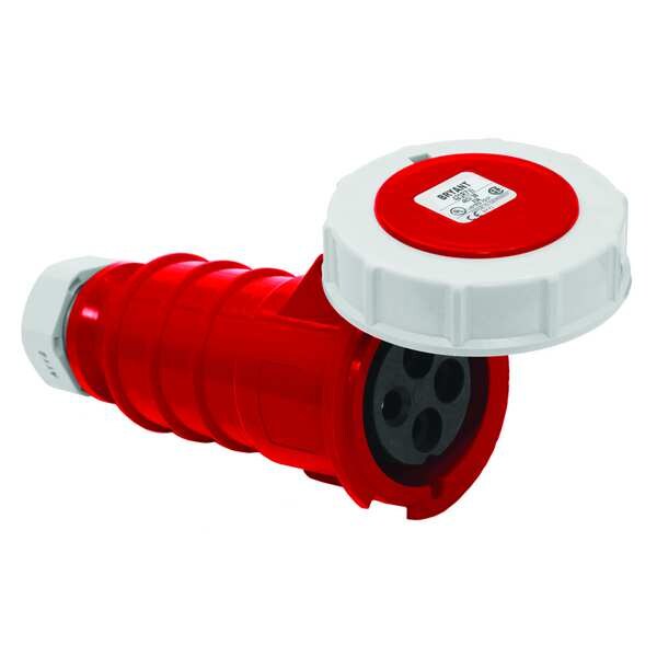 Pin and Sleeve Connector, Red, 5.0 HP