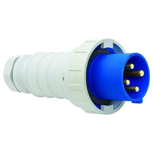 Pin and Sleeve Plug, Red, 3 Poles, 3 Poles