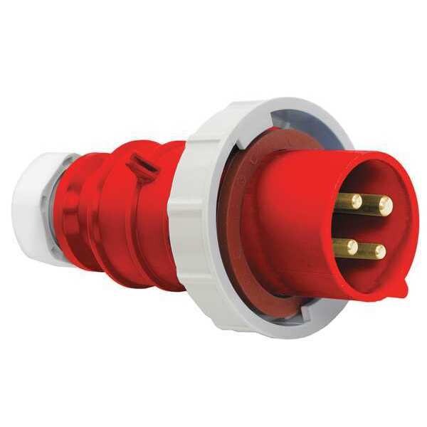 Pin and Sleeve Plug, Red, 480VAC