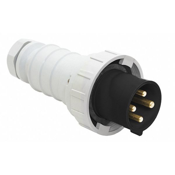 Pin and Sleeve Plug, Blue, 3 Poles