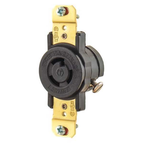 15A Locking Receptacle 2P 3W 277VAC L7-15R BN