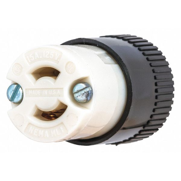 Locking Connector 125VAC Nylon 2 Poles ML-1R