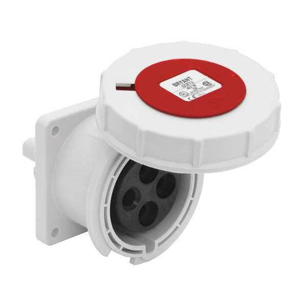 Pin and Sleeve Receptacle, 5 HP, 480VAC