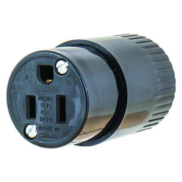 Blade Connector, Black, 15A, Industrial