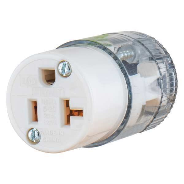 Blade Connector, Transparent, 20A, Hospital