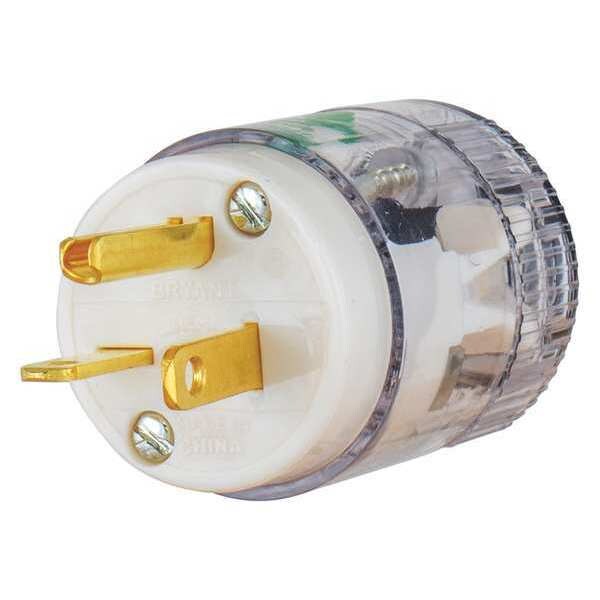 3 Wire Straight Blade Plug Hospital Grade 125VAC 20A
