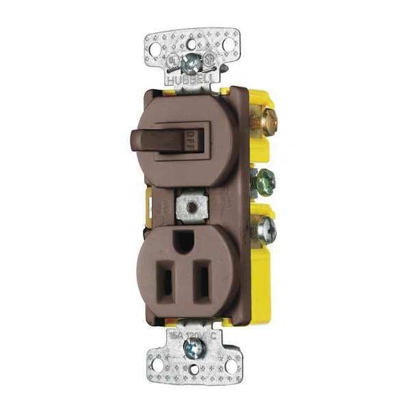 Combination Device, Brown, 120VAC/125VDC